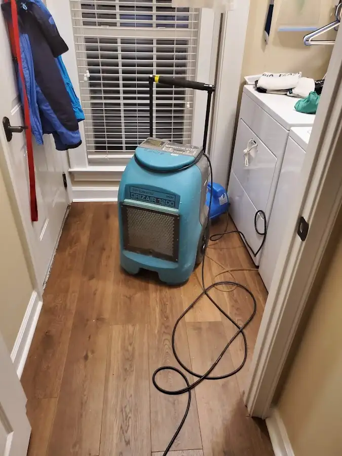 Commercial dehumidifier deployed for Flood Damage Cleanup in Sand Lake